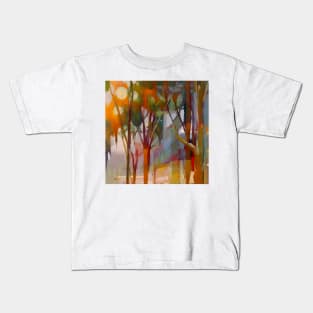 Light through the Trees Abstract Kids T-Shirt